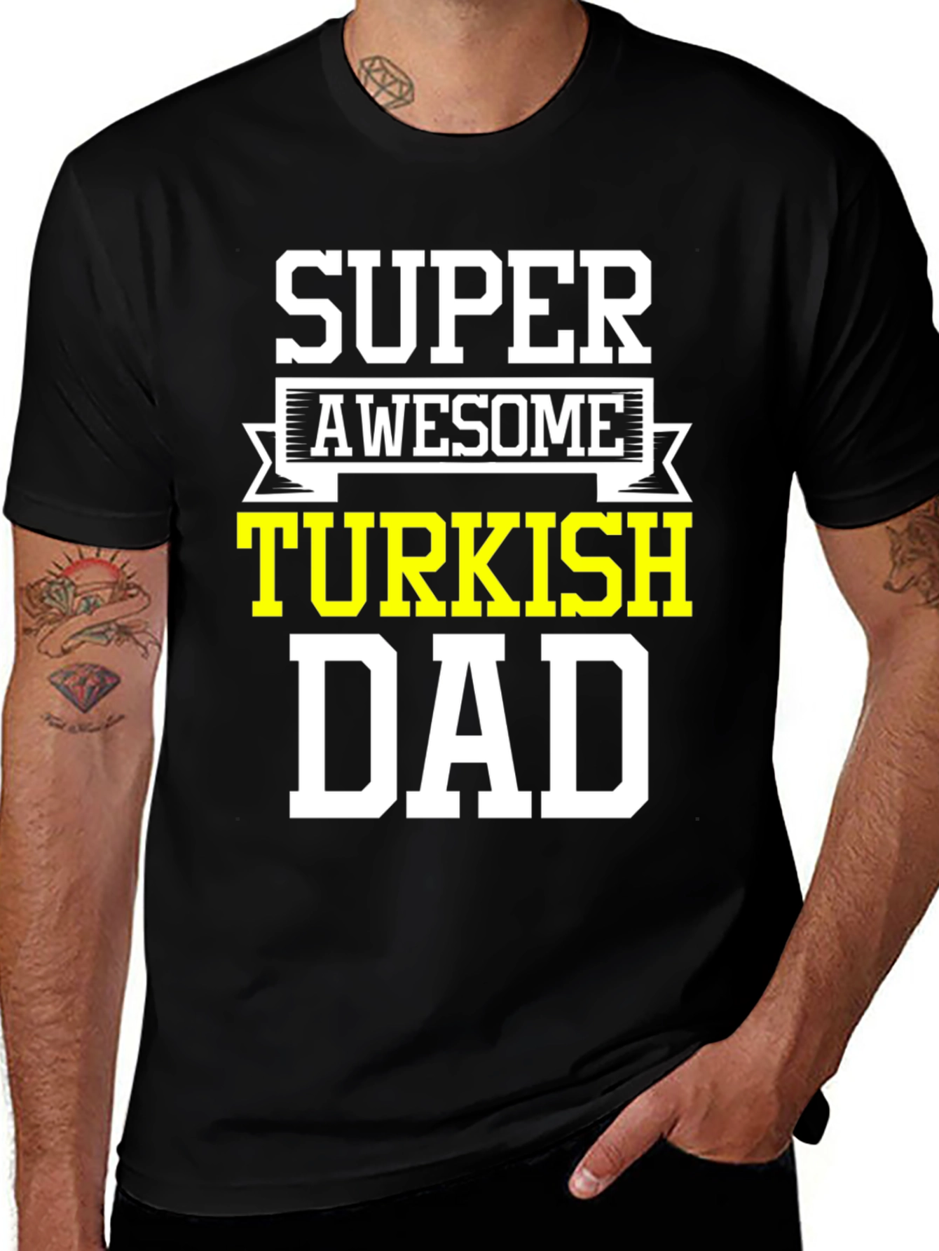 Super Awesome Turkish Dad T-Shirt