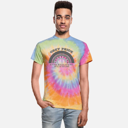 Grey Pride We're Here, We're Old, We're Tired.