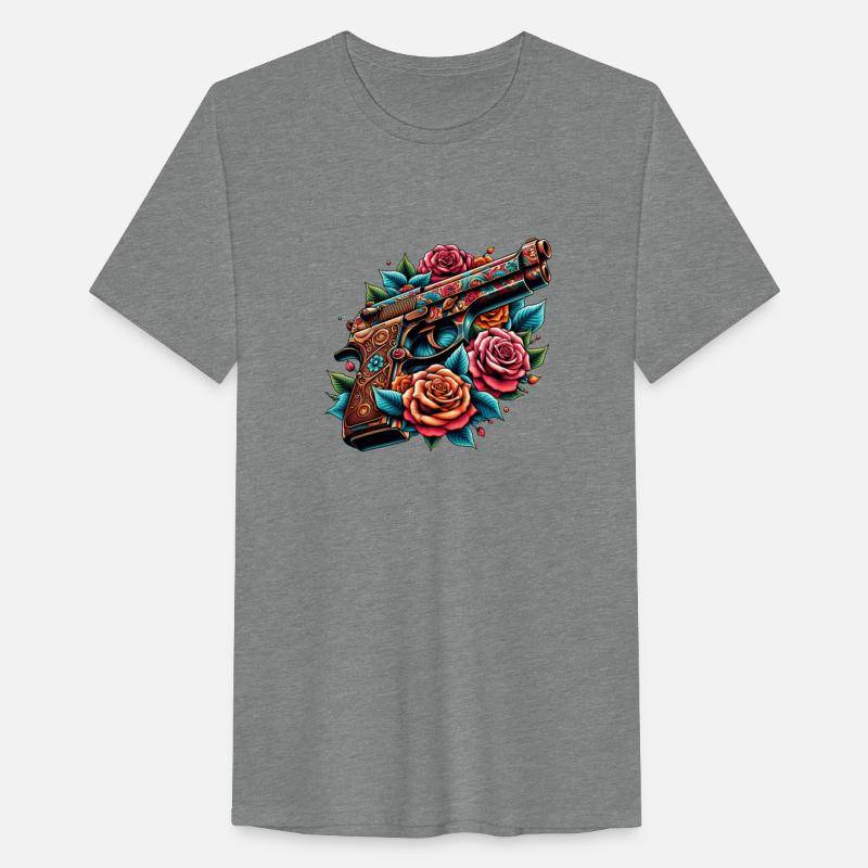 Gun And Roses Batik Style