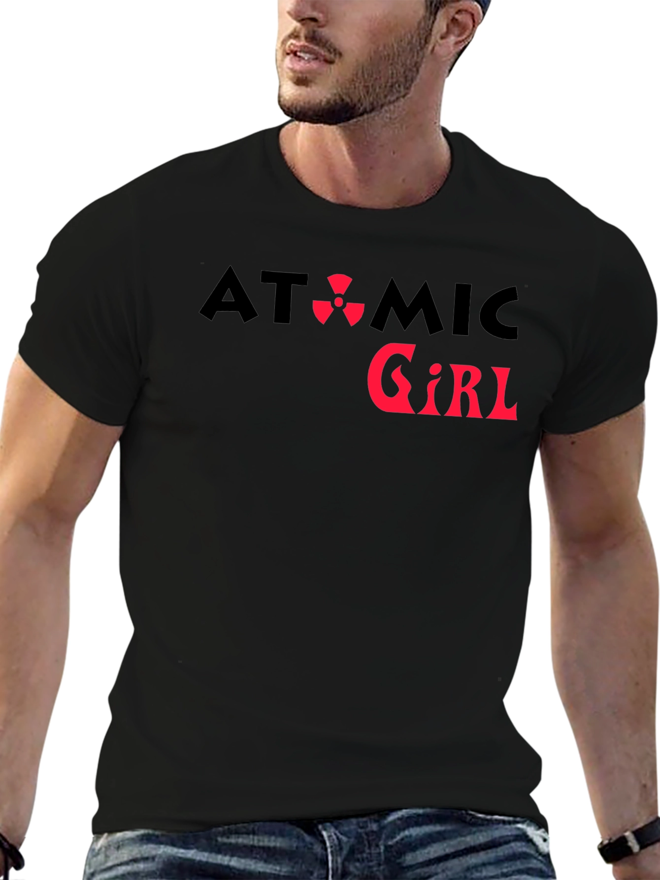 Atomic Girl Graphic Tee - Black
