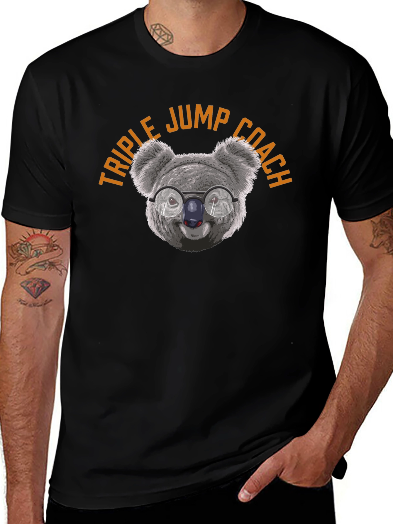 Triple Jump Coach Koala T-Shirt
