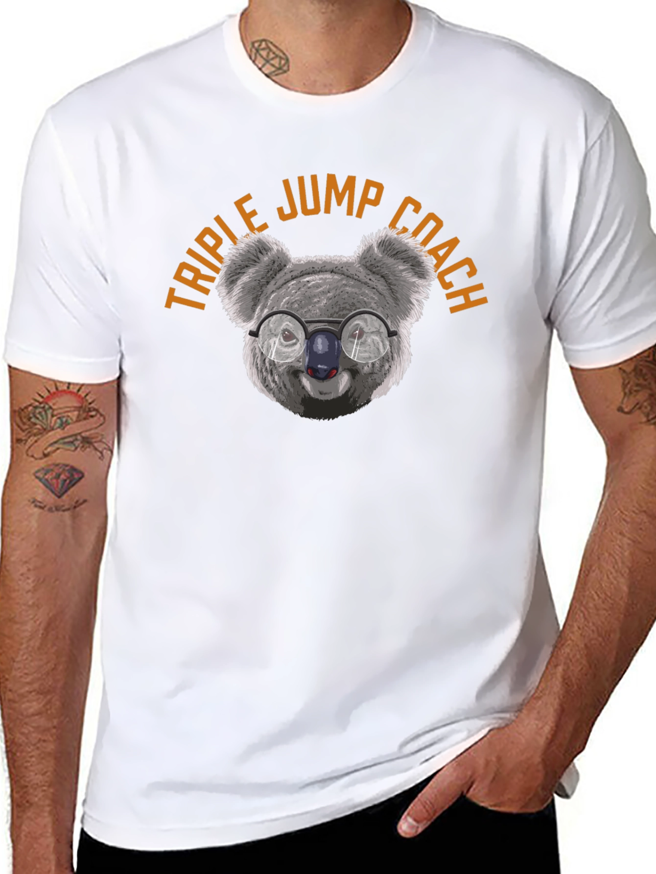 Triple Jump Coach Koala T-Shirt