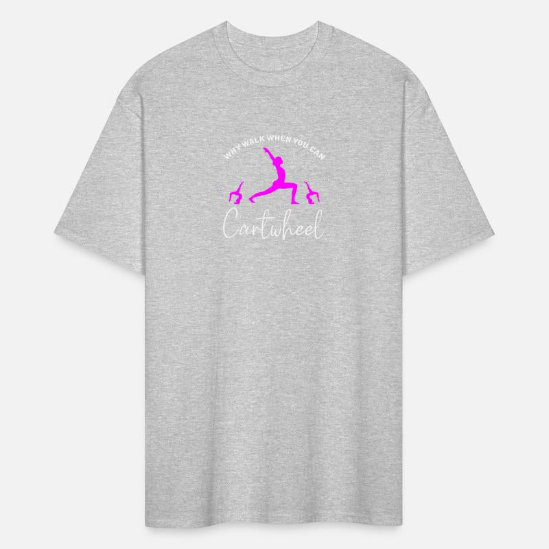 Gymnast why walk when you can cartwheel