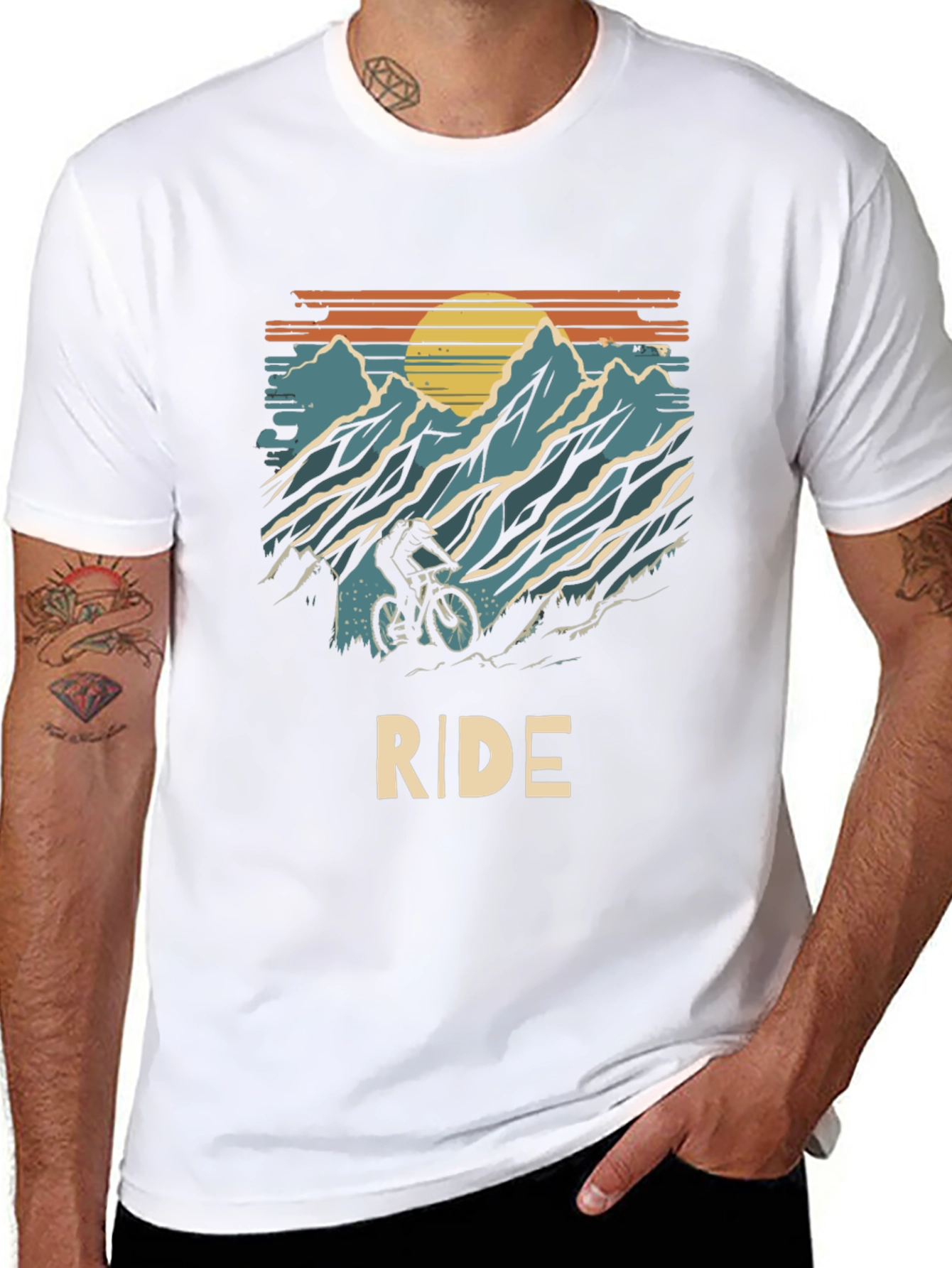 Ride Mountain Bike Graphic T-Shirt