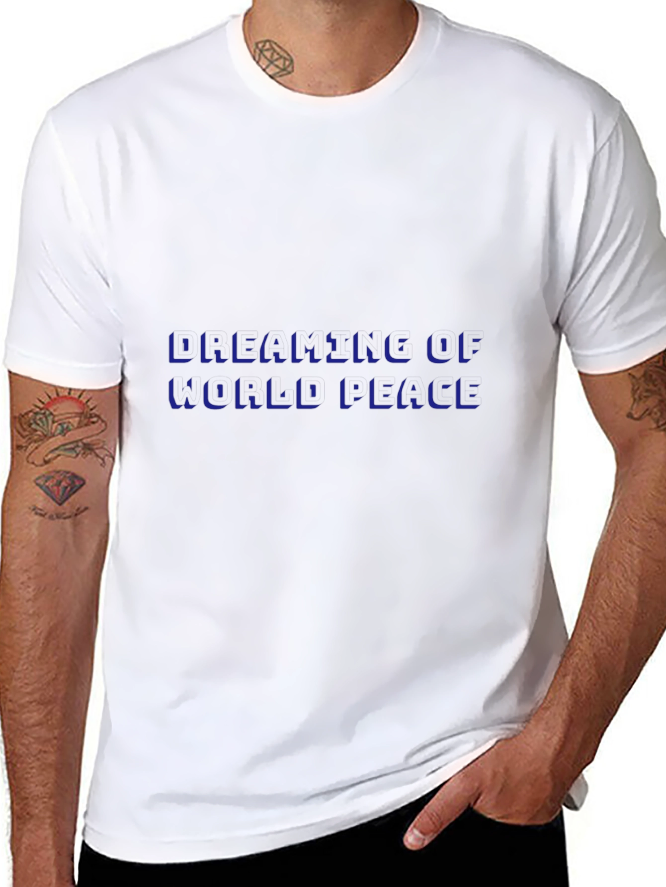 Dreaming of World Peace Black Tee