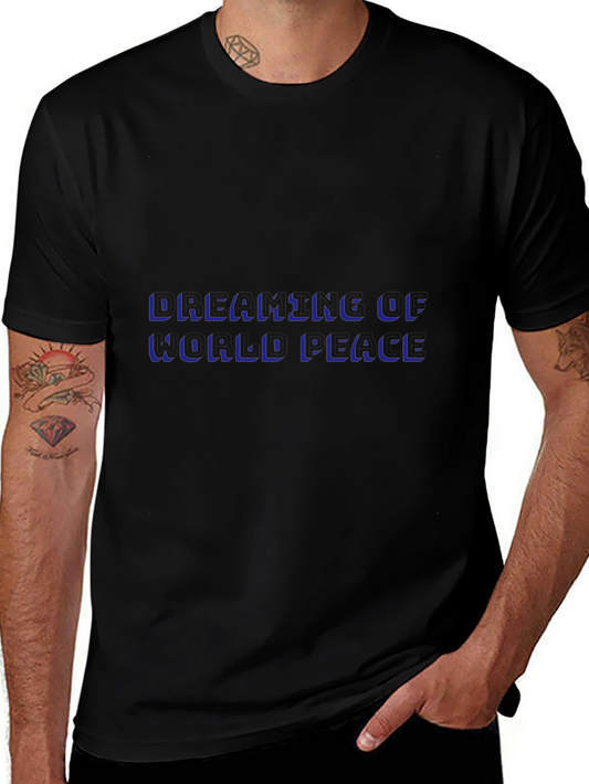 Dreaming of World Peace Black Tee