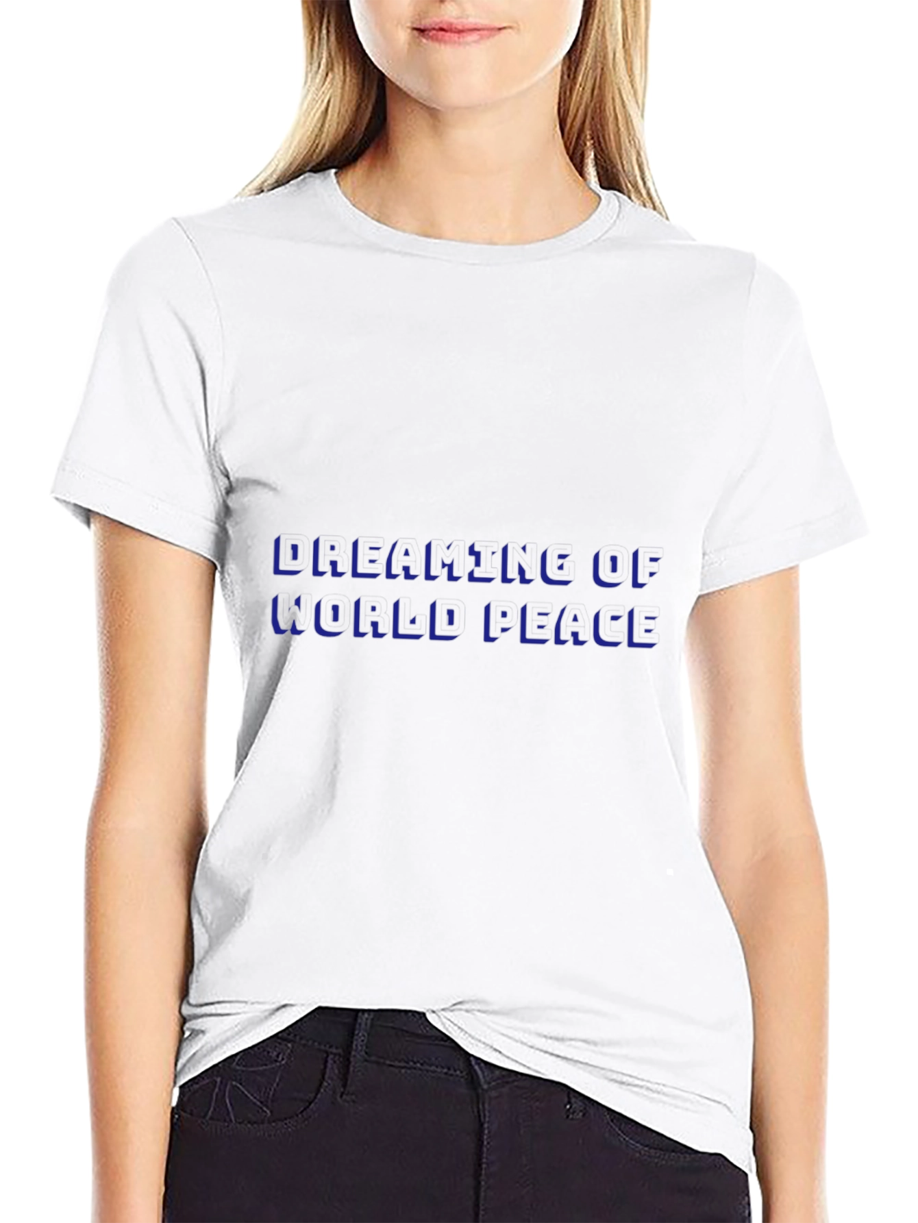 Dreaming of World Peace Black Tee
