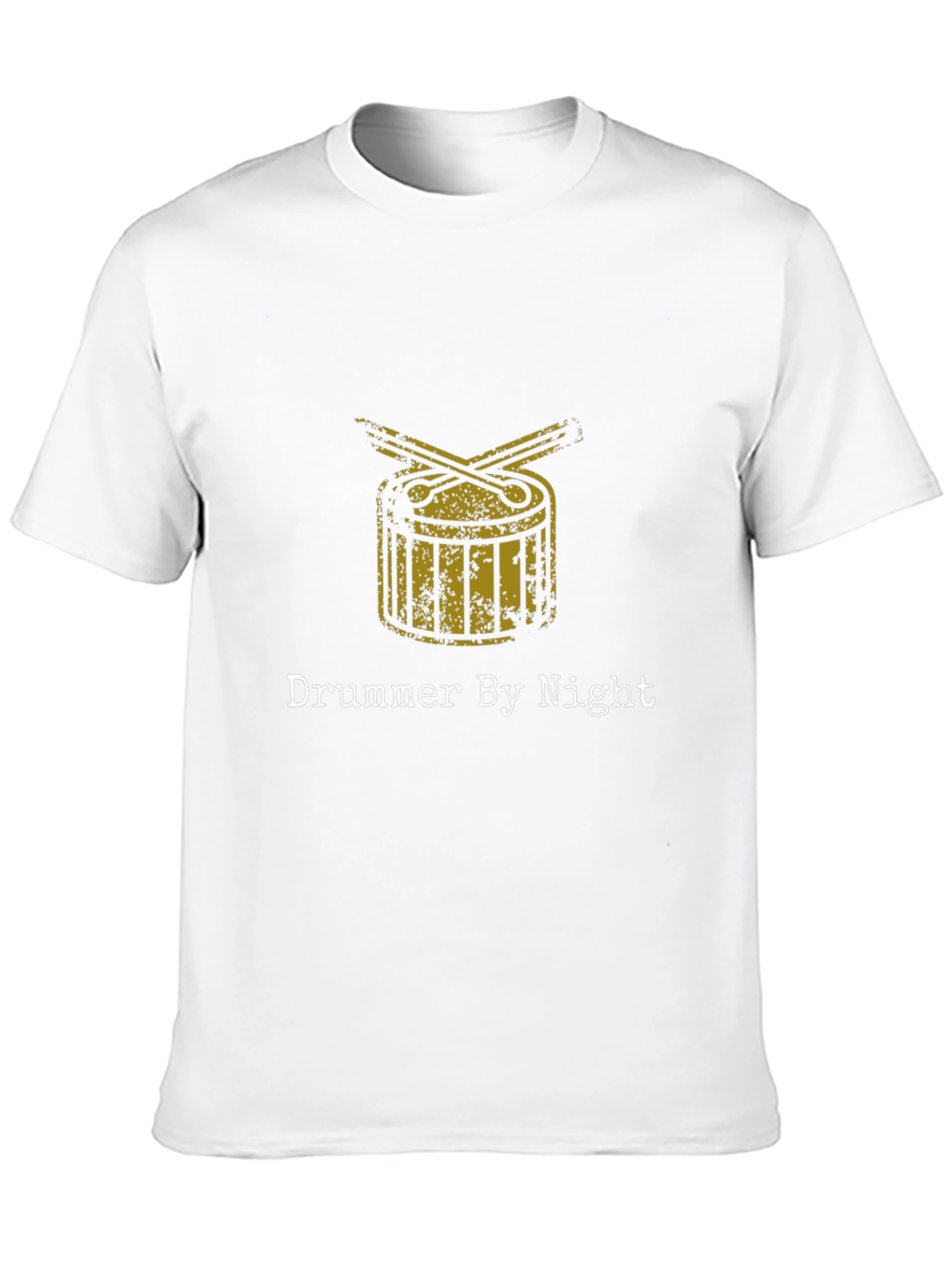 Drummer By Night Black Graphic Tee