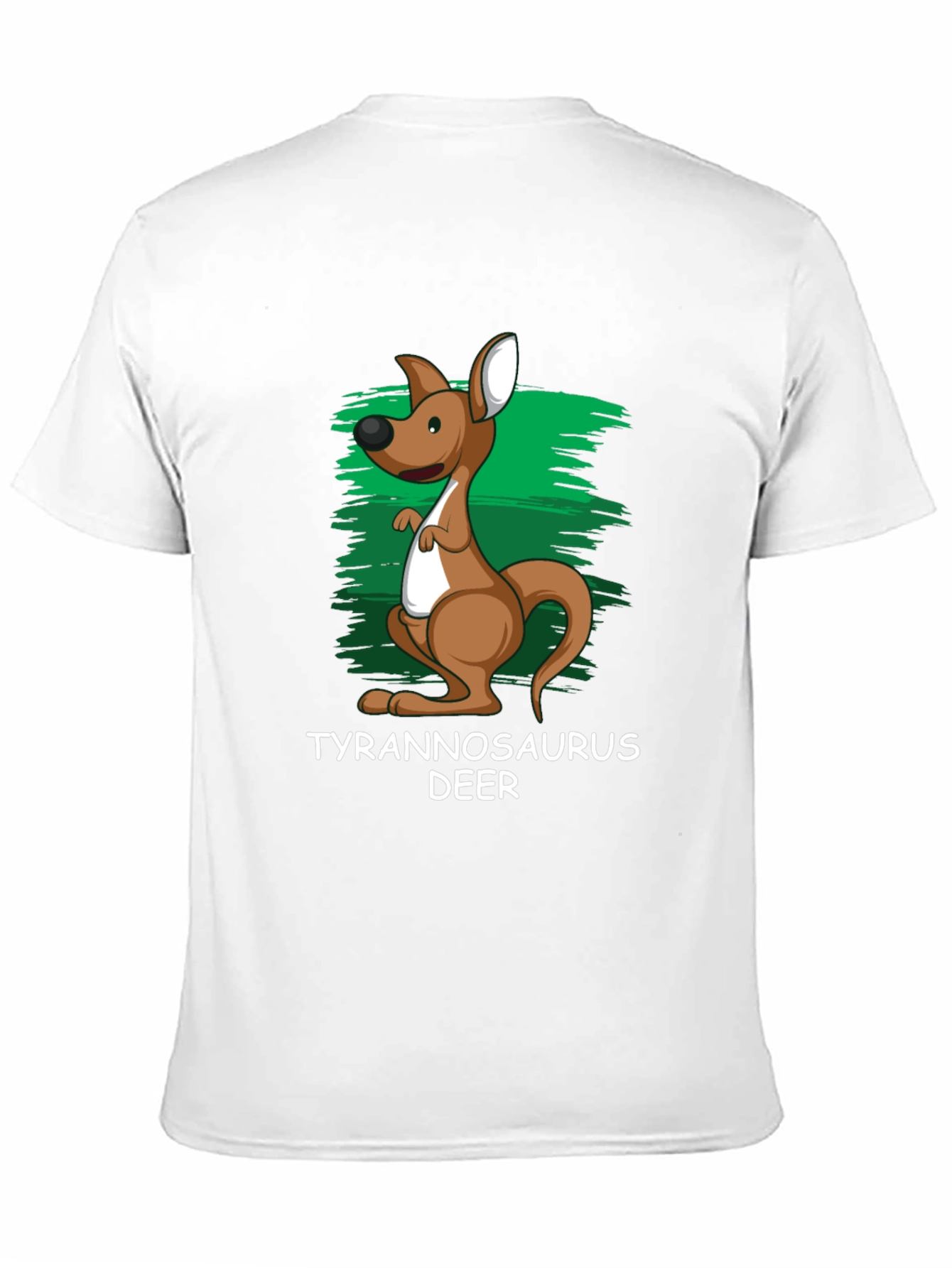 Tyrannosaurus Deer T-Shirt Funny Kangaroo Design