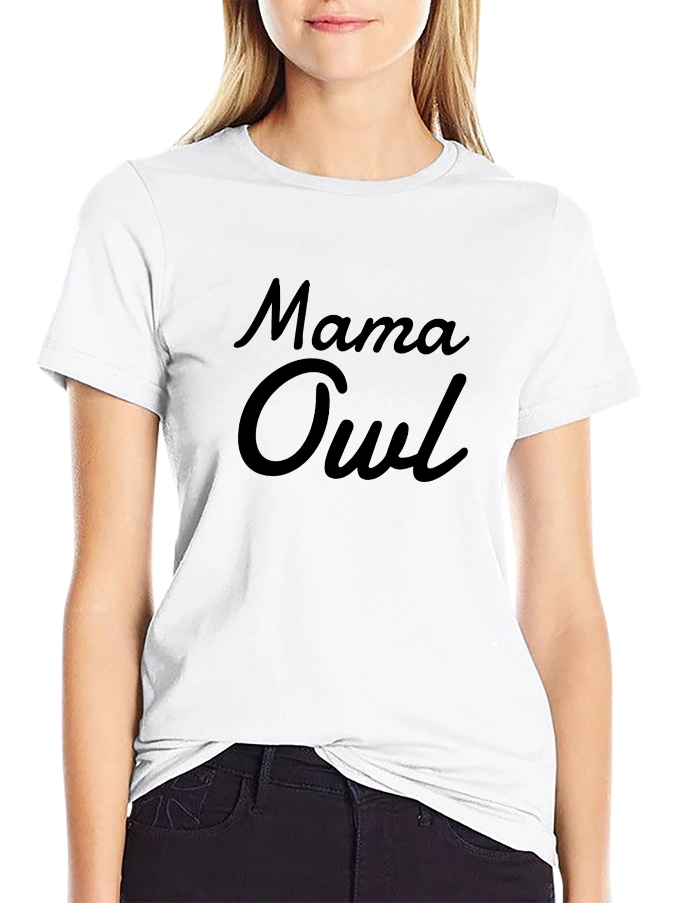 Mama Owl Graphic Tee - Soft & Stylish
