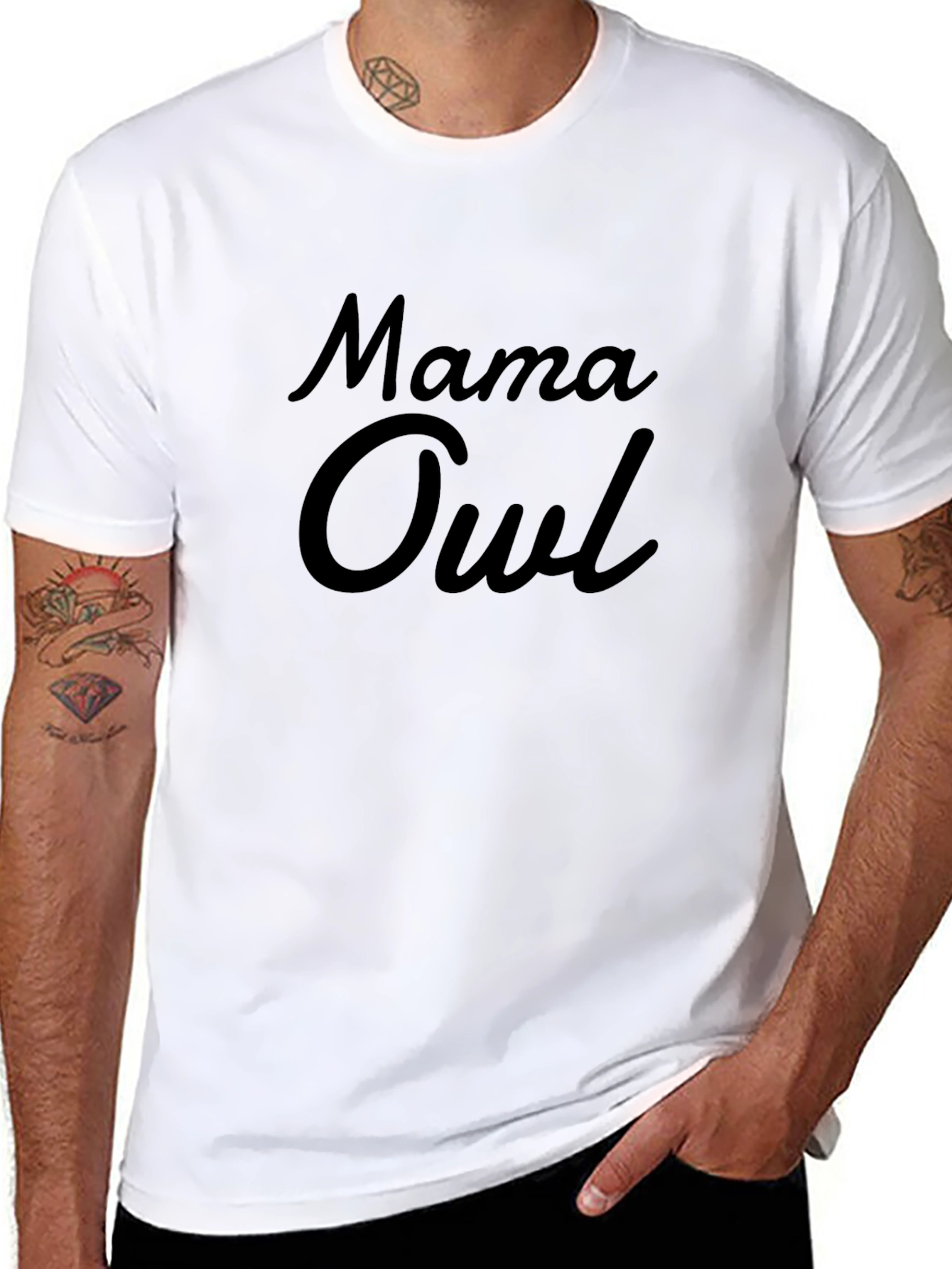 Mama Owl Graphic Tee - Soft & Stylish