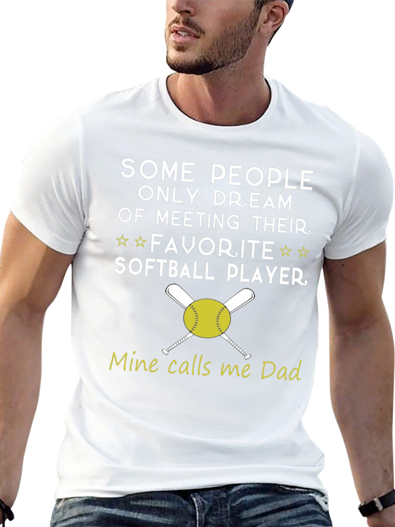 Softball Dad T-Shirt - Favorite Player