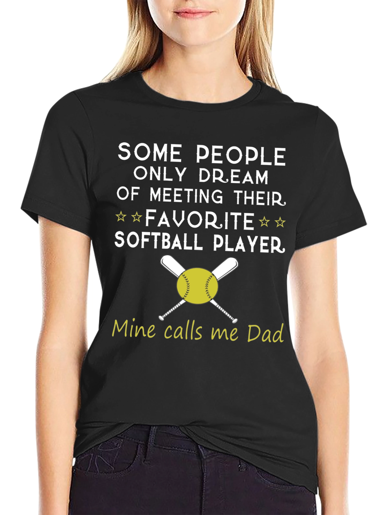 Softball Dad T-Shirt - Favorite Player