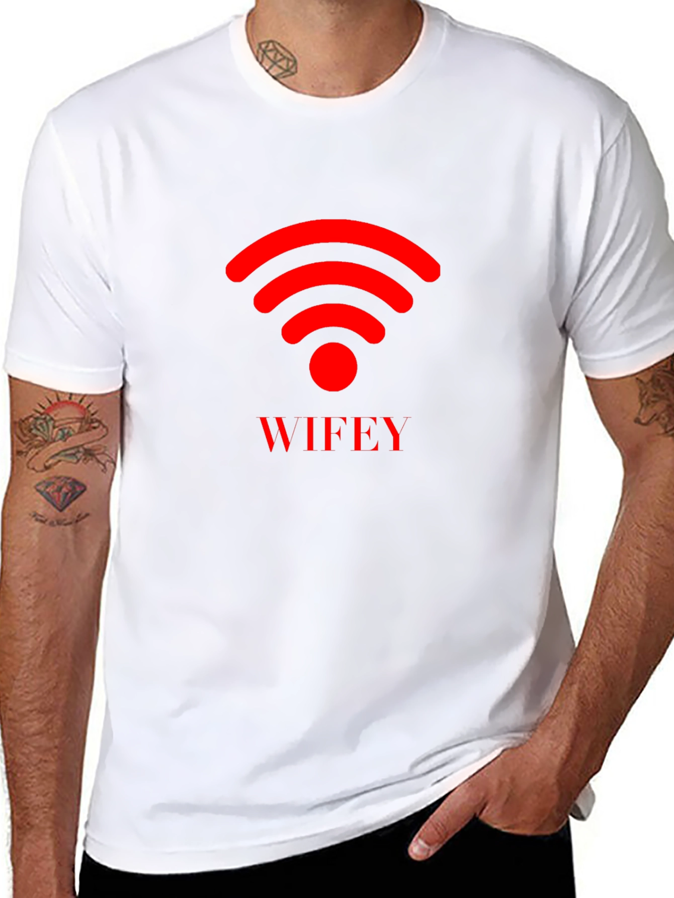 Wifey Graphic Tee - Black