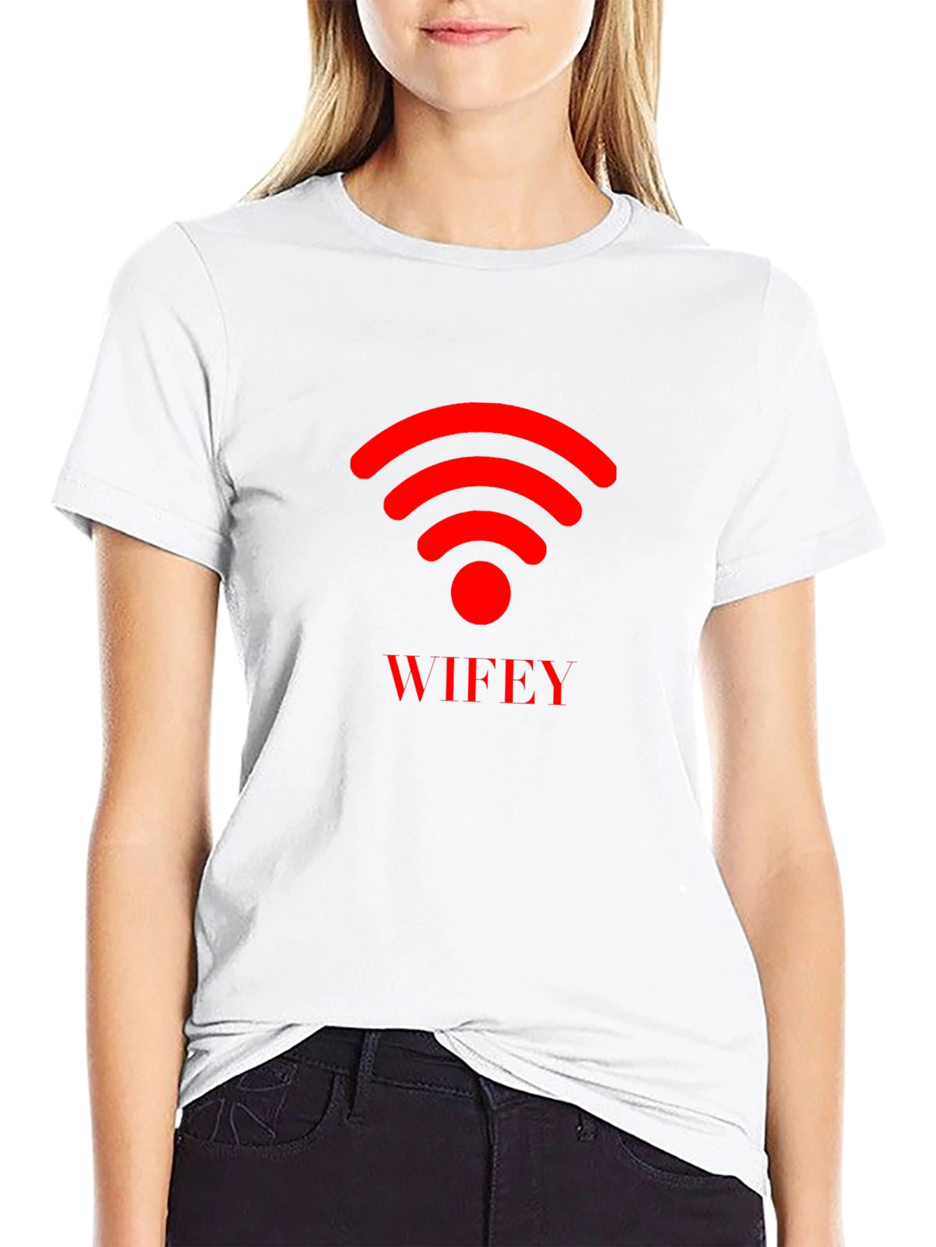 Wifey Graphic Tee - Black