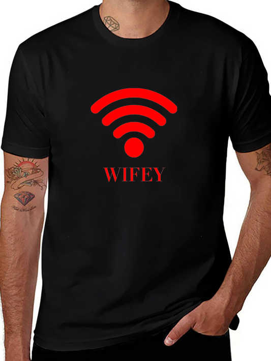 Wifey Graphic Tee - Black