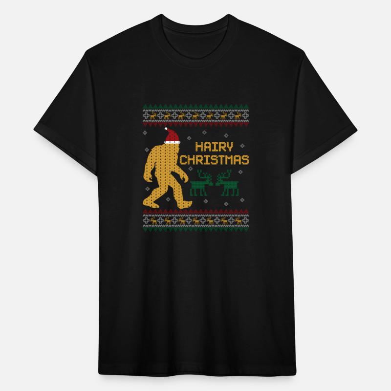 Hairy Bigfoot Santa Ugly