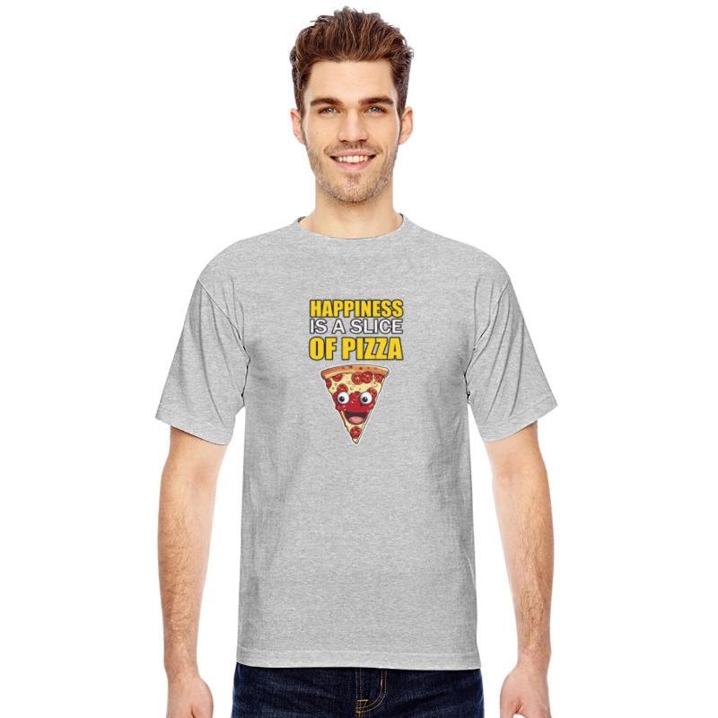 HAPPINESS IS A SLICE OF PIZZA TSHIRT SHIRT