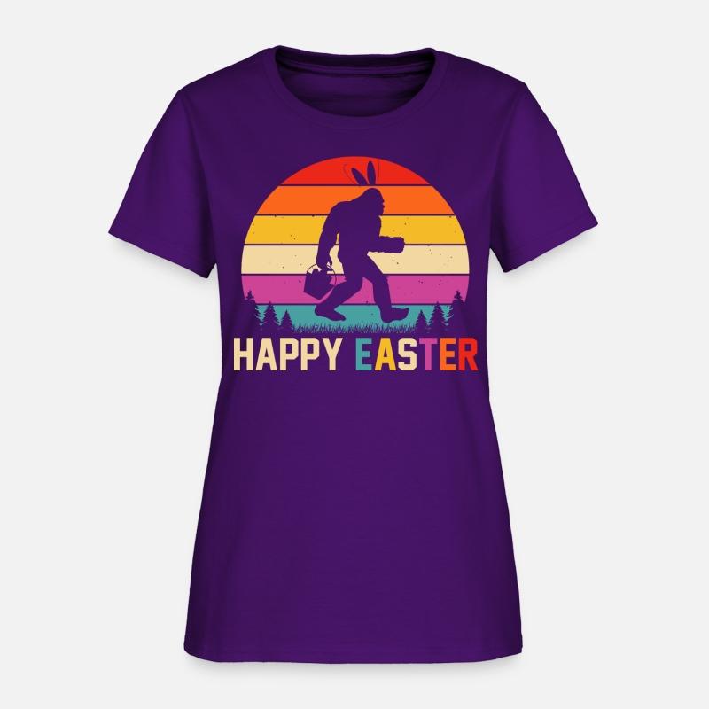 Happy Easter Bunny With Eggs Basket