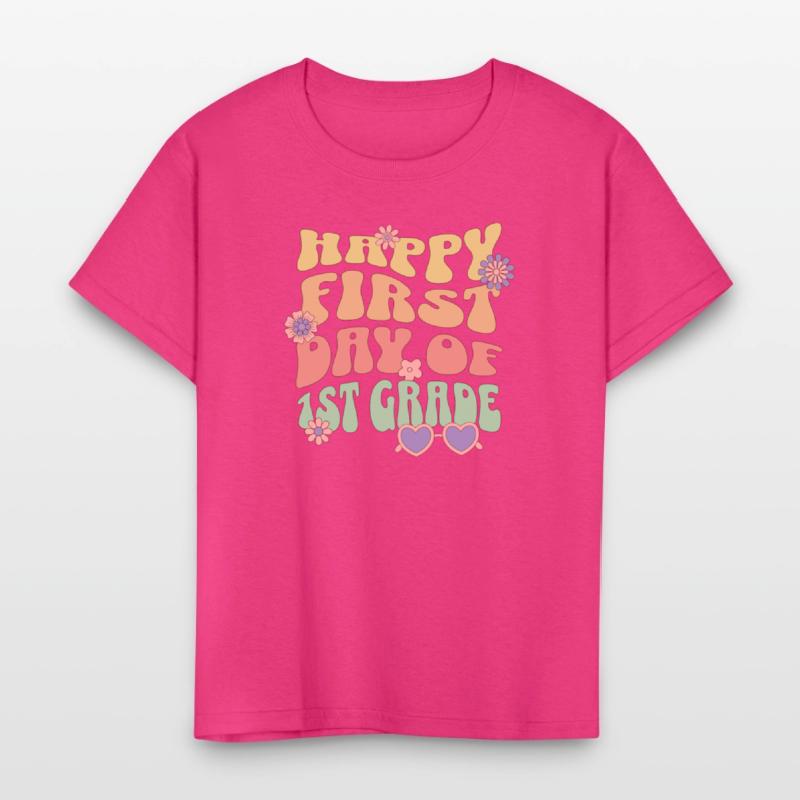 Happy First Day Of 1st Grade | Groovy Design