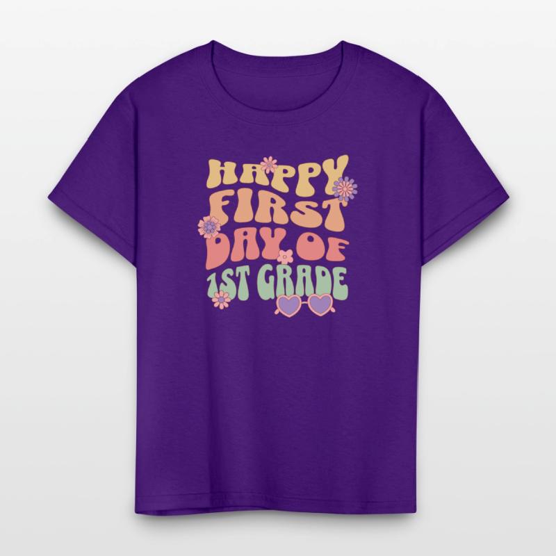 Happy First Day Of 1st Grade | Groovy Design