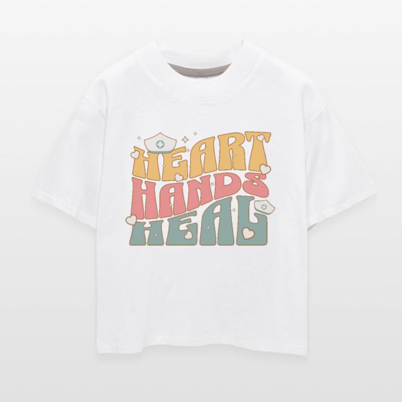 Heart Hands Heal - Nurse Valentine Shirt