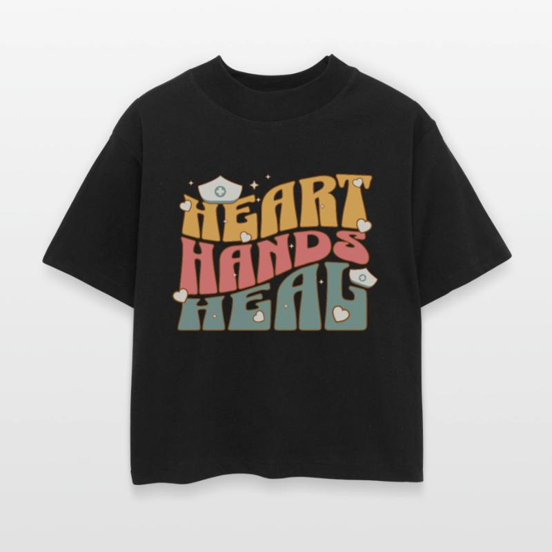 Heart Hands Heal - Nurse Valentine Shirt