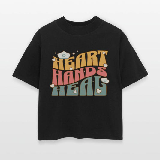 Heart Hands Heal - Nurse Valentine Shirt