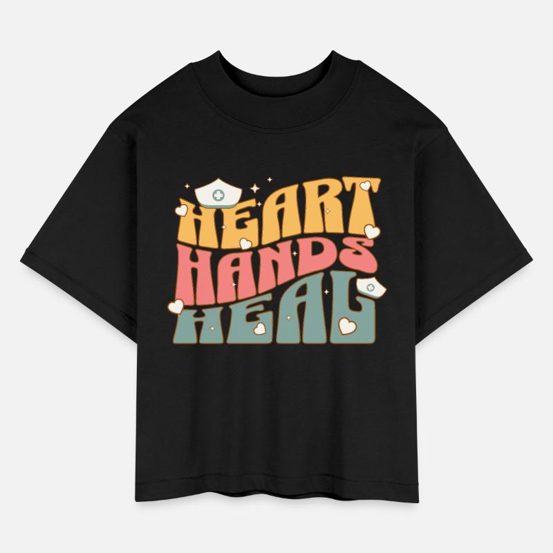 Heart Hands Heal - Nurse Valentine Shirt