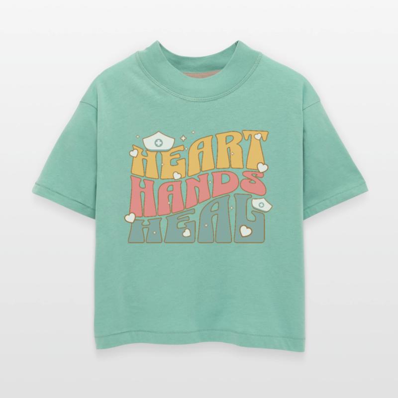 Heart Hands Heal - Nurse Valentine Shirt