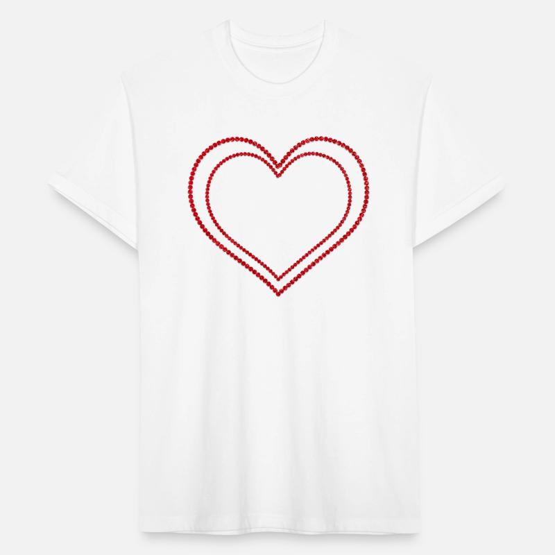 Heart with love in the middle