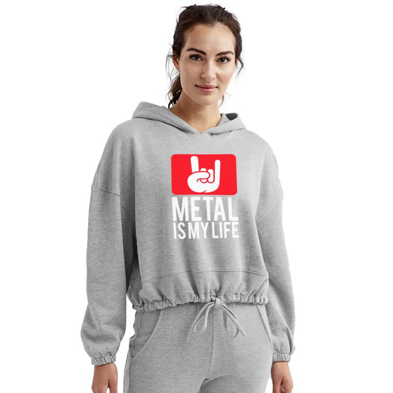 Heavy Metal Is My Life Hard Rock Music Text Quote