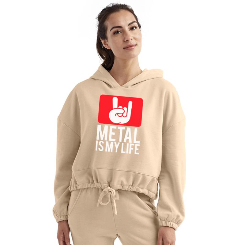 Heavy Metal Is My Life Hard Rock Music Text Quote