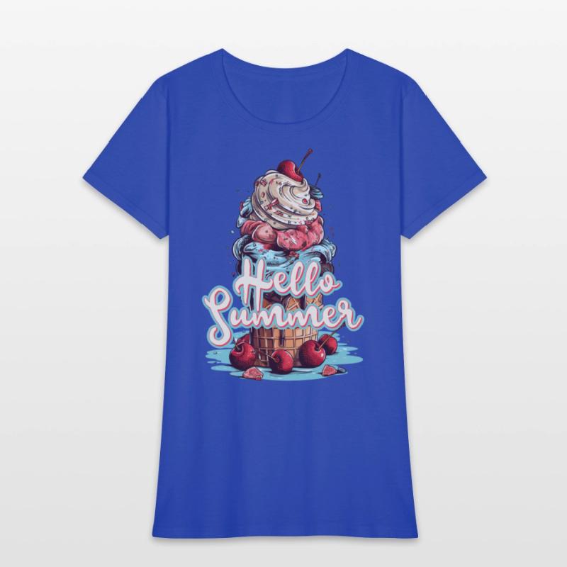 Hello Summer Ice Cream Ice Cream Parlor