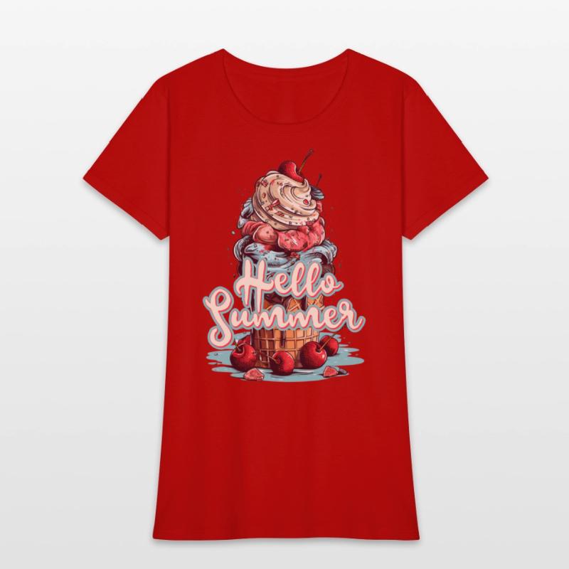 Hello Summer Ice Cream Ice Cream Parlor