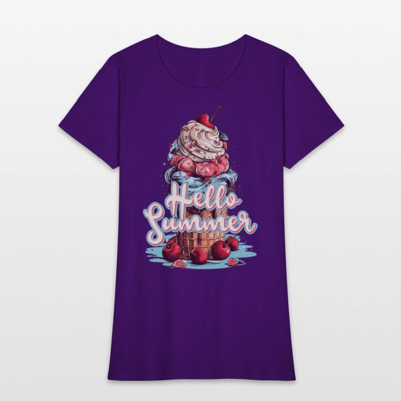 Hello Summer Ice Cream Ice Cream Parlor