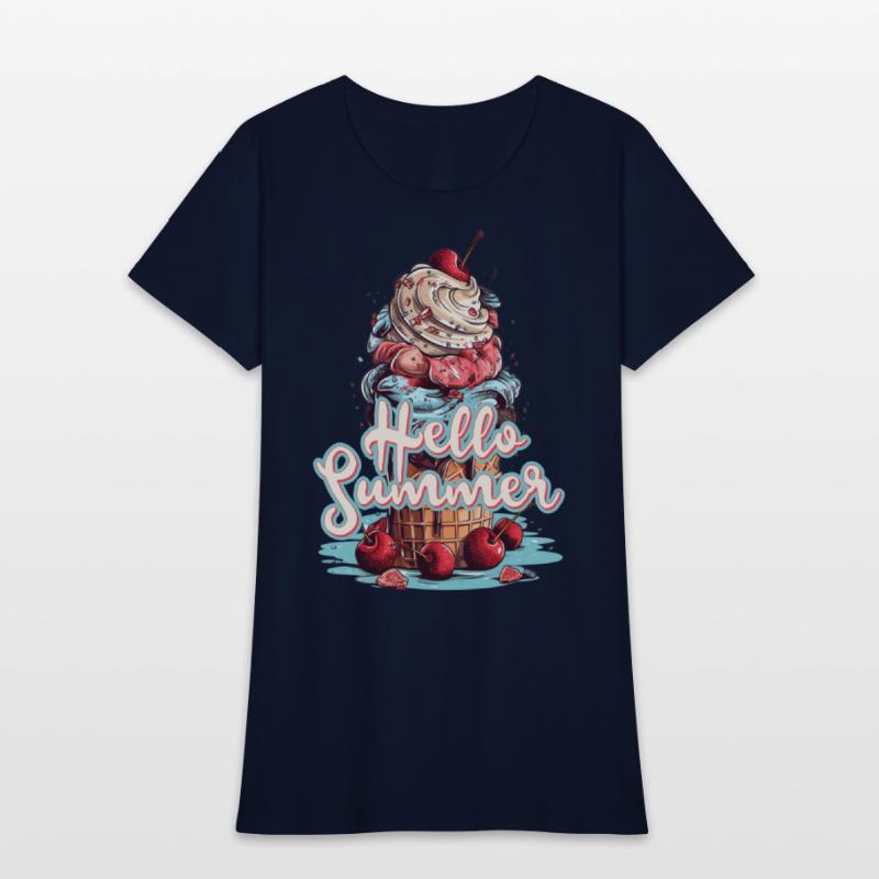 Hello Summer Ice Cream Ice Cream Parlor