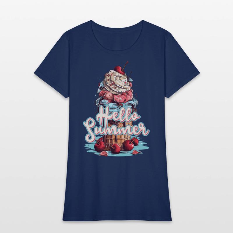 Hello Summer Ice Cream Ice Cream Parlor