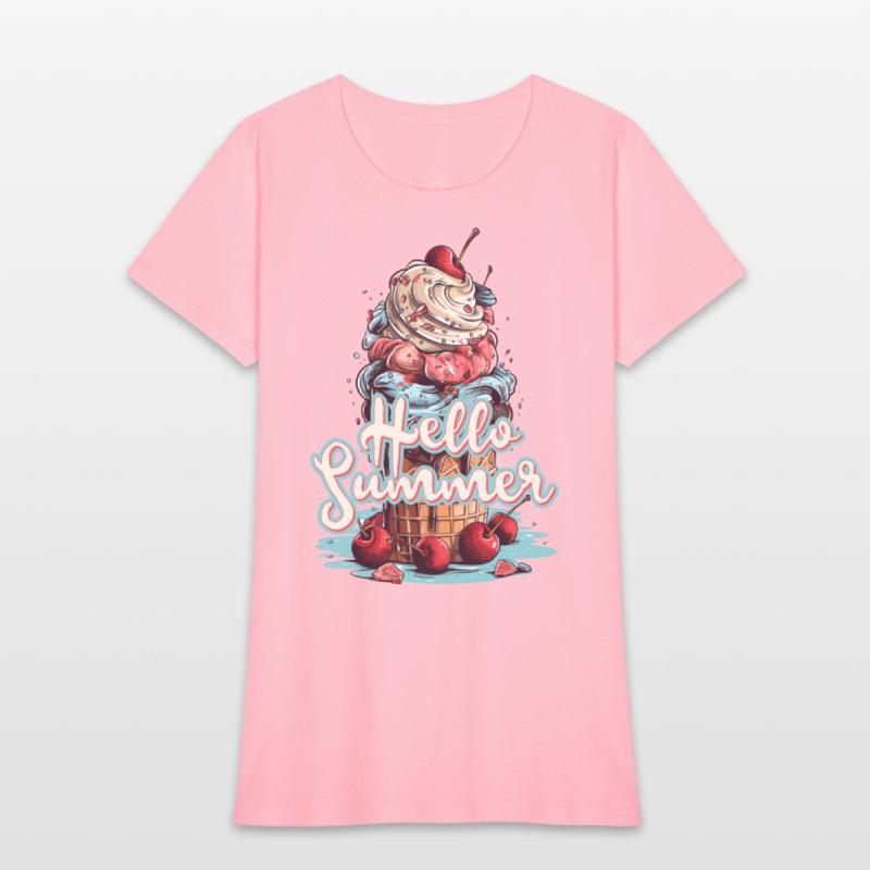 Hello Summer Ice Cream Ice Cream Parlor