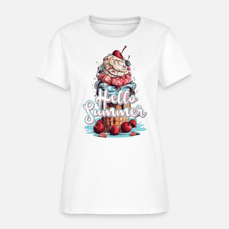 Hello Summer Ice Cream Ice Cream Parlor