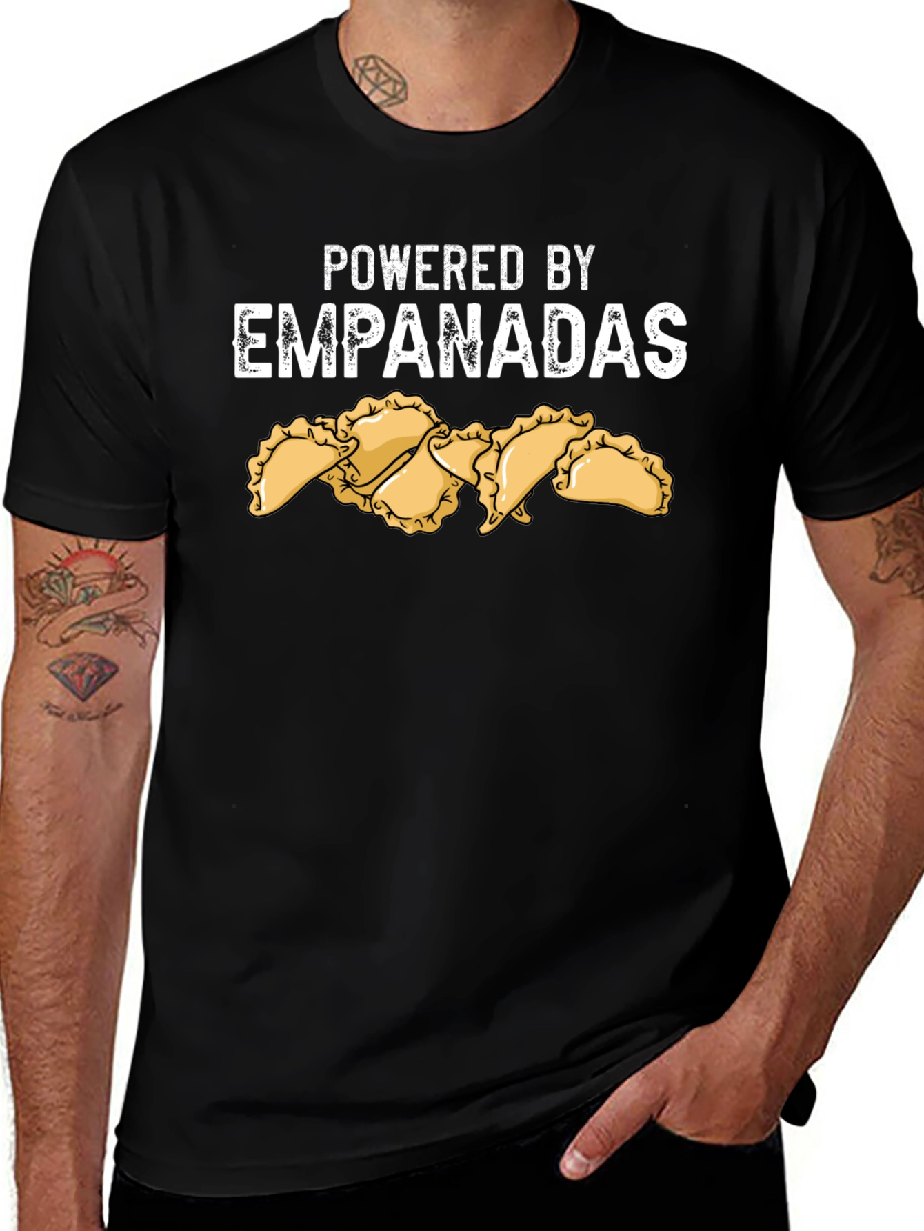 Powered By Empanadas Funny T-Shirt