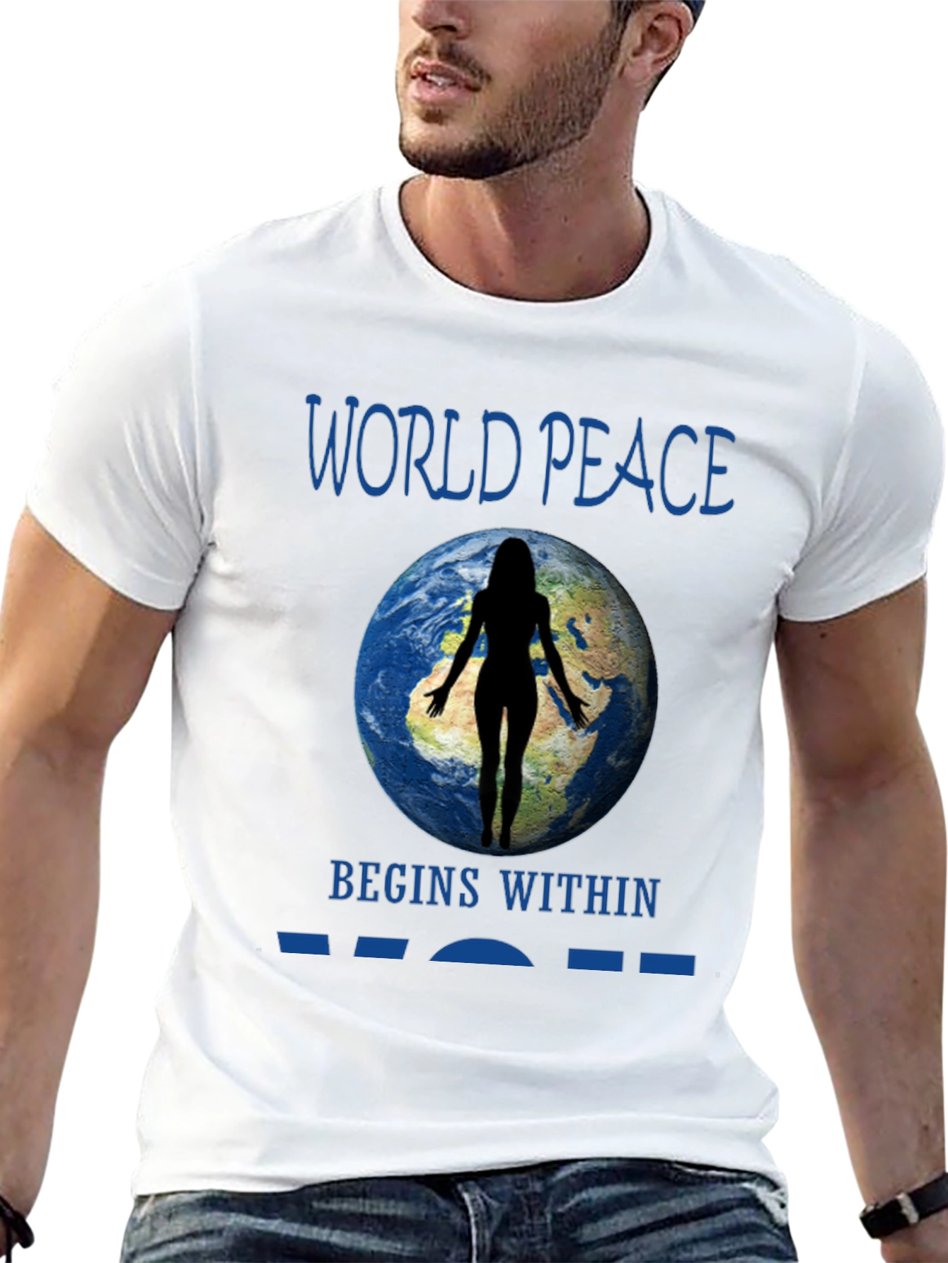 World Peace Begins Within Graphic Tee