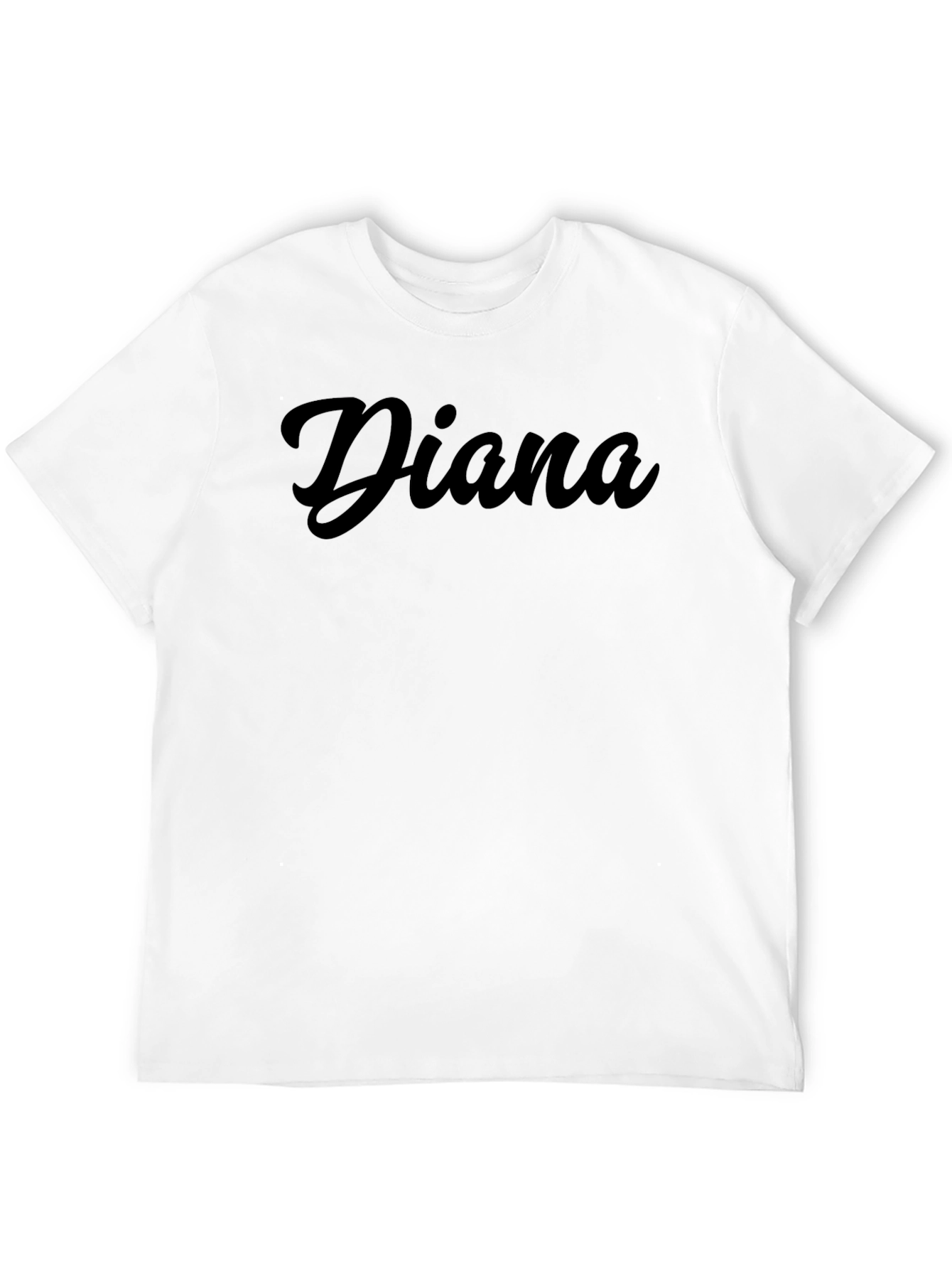 Diana Personalized Black T-Shirt