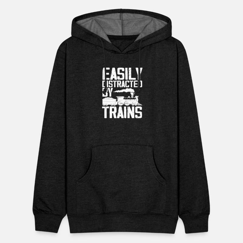 Hobby Railroader Boy Man Train Trains