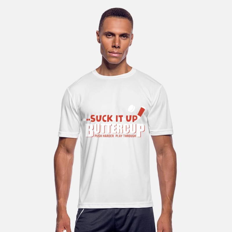 HOCKEY SUCK IT UP BUTTERCUP PUSH HARDER PLAY THROU