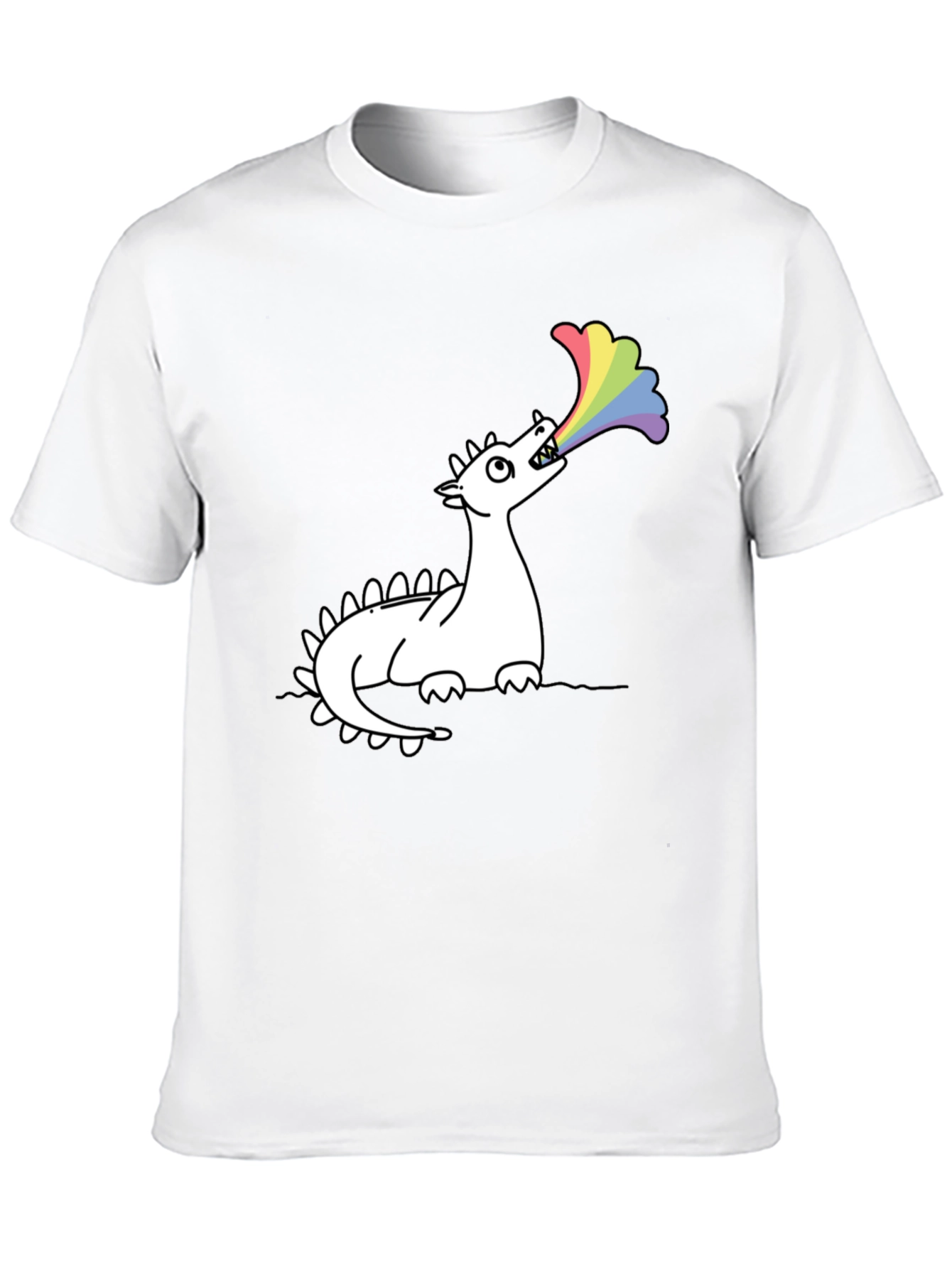 Dragon Rainbow Breath Graphic Tee