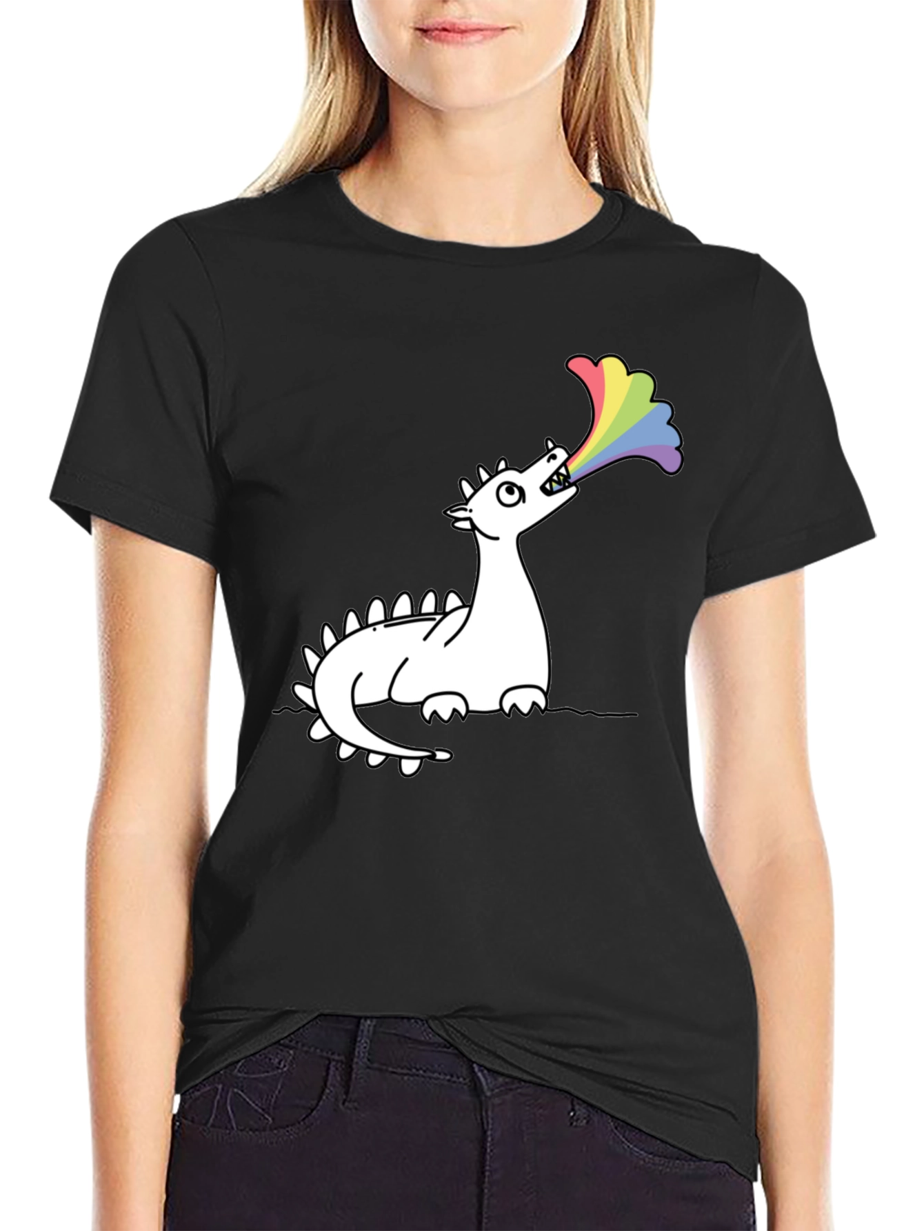 Dragon Rainbow Breath Graphic Tee