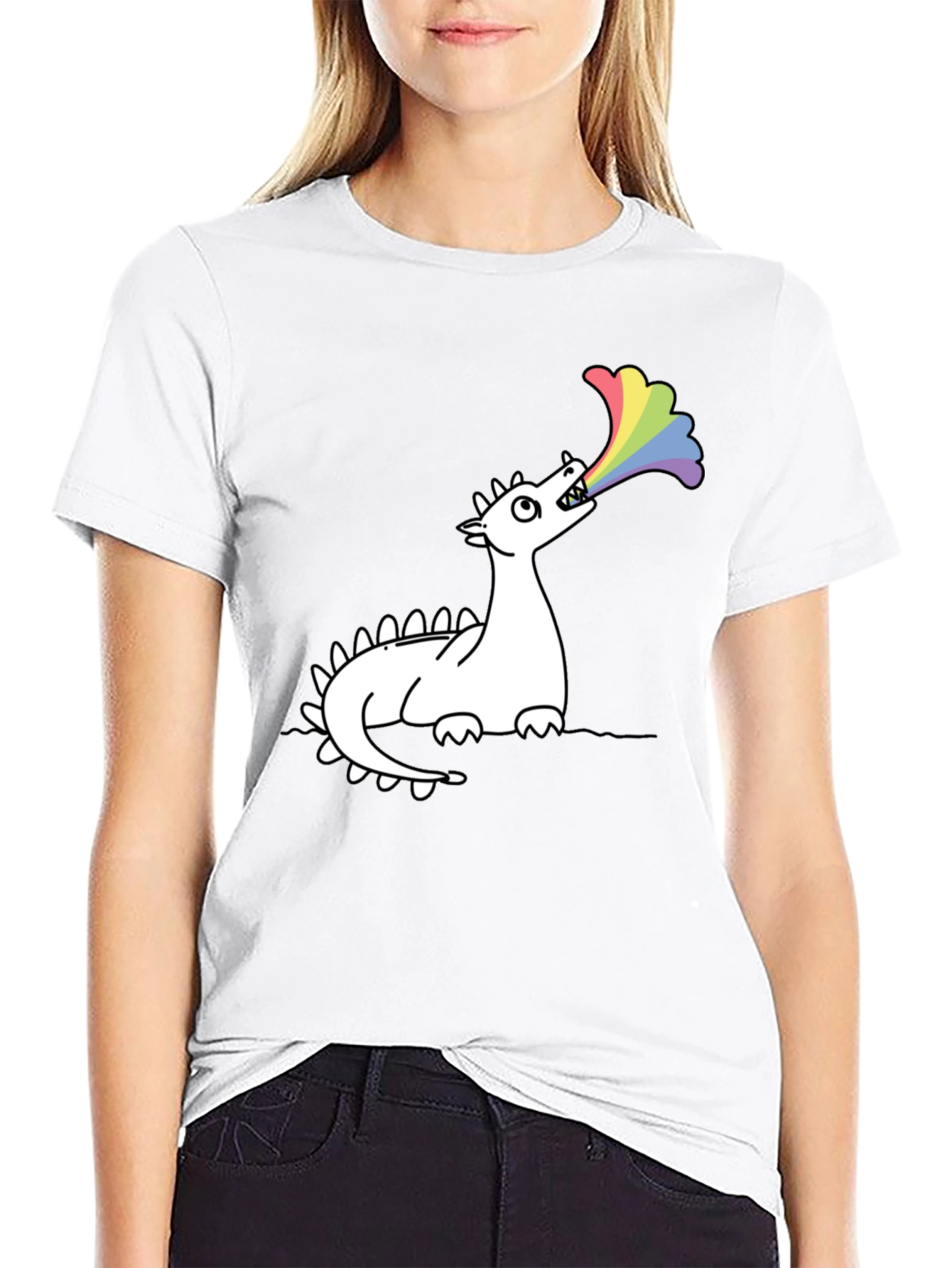 Dragon Rainbow Breath Graphic Tee