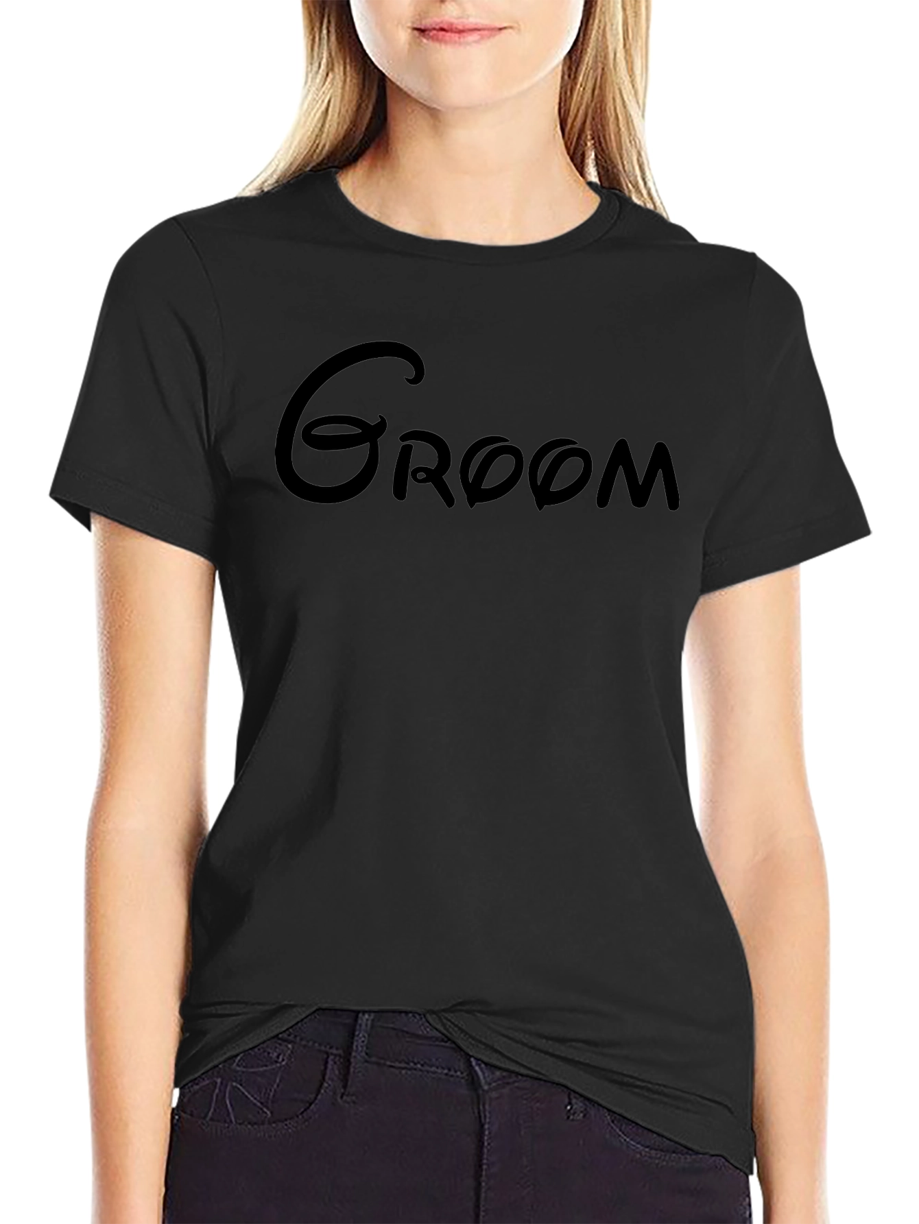 Groom Black T-Shirt - Wedding Day Apparel