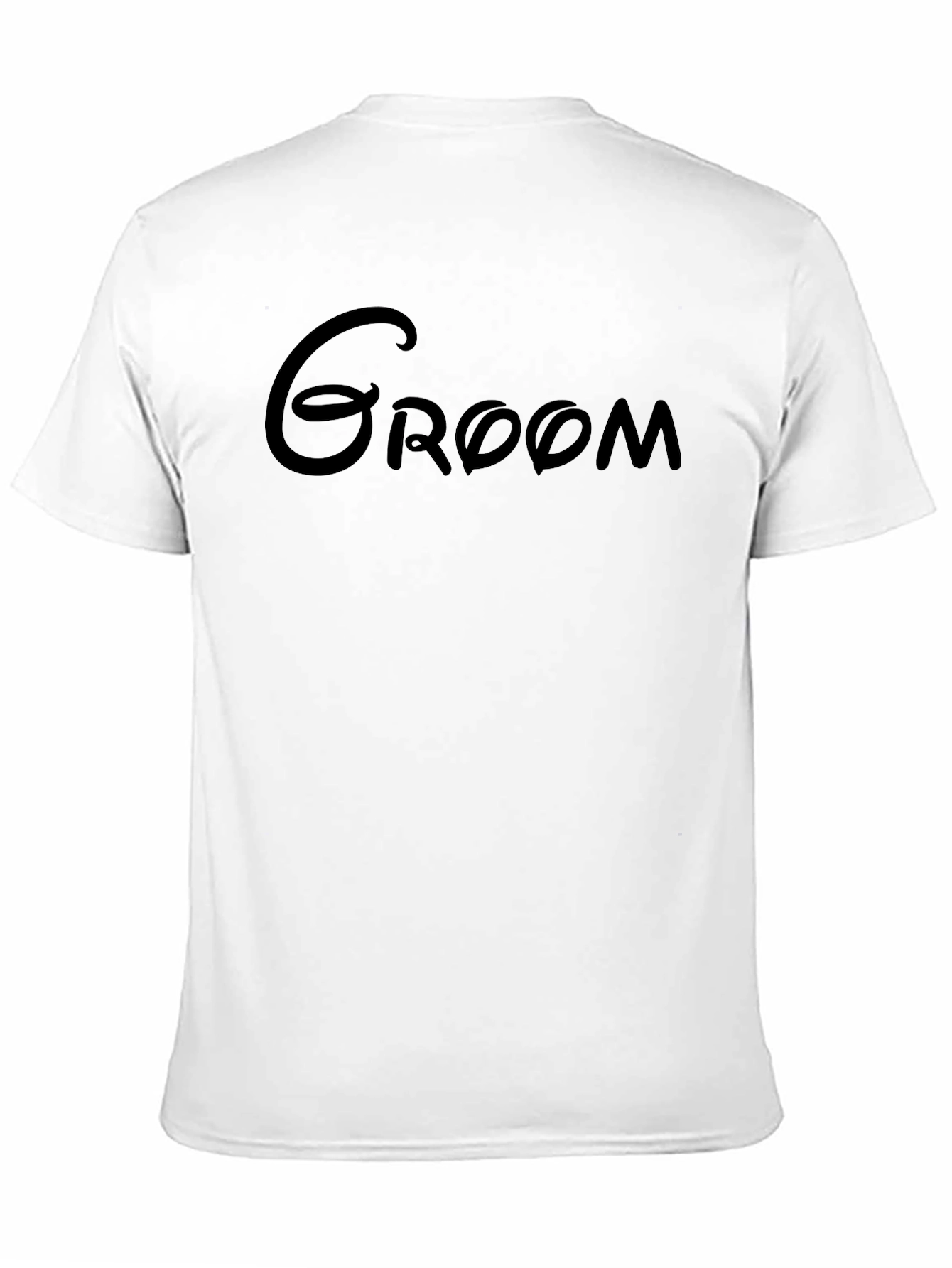 Groom Black T-Shirt - Wedding Day Apparel